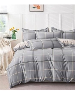 Комплект постельного белья 1.5сп Оливковая коллекция. Простыня на резинке УУ 6798 Реноме