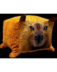 Подушка-игрушка Malvina Кубик Капибара / 6.212.1 Мальвина