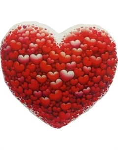 Подушка-игрушка Malvina Сердце сердечки / 30.200.1 Мальвина