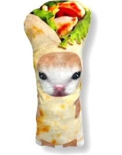 Мягкая игрушка Malvina Кот в шаурме / 203.1.2 Мальвина