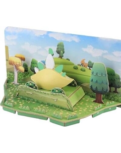 Игрушка-конструктор Halftoys Dino Стего с диорамой HD005