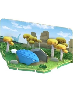 Игрушка-конструктор Halftoys Dino Анкило с диорамой HD004