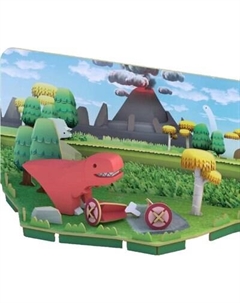 Игрушка-конструктор Halftoys Dino Ти-Рекс с диорамой HD002