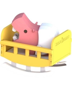 Игрушка-конструктор Halftoys Baby Animal Бегемот HAB005
