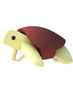 Игрушка-конструктор Halftoys Ocean Зеленая черепаха HOS003