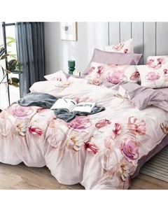 Комплект постельного белья Реноме 1.5сп Оливковая коллекция. Простыня на резинке УУ 6586