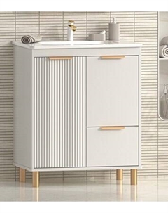 Тумба с умывальником Brevita Risacca Crema 70 / RIS-06070-0342Я+B-OND070-01