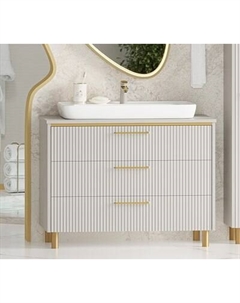 Тумба с умывальником Brevita Elche 100 / ELC-0100-0302Я+0117