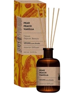 Аромадиффузор Delta Parfum Love Studio Pear, Peach, Vanilla Delta parfum
