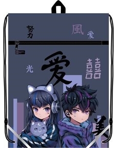 Мешок для обуви Феникс+ Кибер аниме / 69173 Feniks