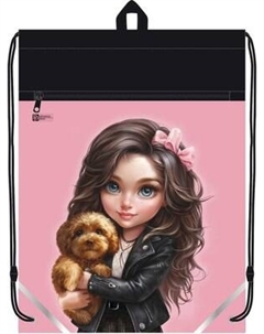 Мешок для обуви Феникс+ Брюнетка с собачкой / 69170 Feniks