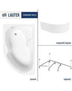 Ванна акриловая Lauter Geneva 170x105 / 2103170L