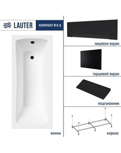 Ванна акриловая Lauter Bianca 170 / 21207170