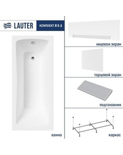 Ванна акриловая Lauter Bianca 170 / 21207170