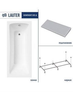Ванна акриловая Lauter Bianca 170 / 21207170