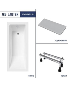 Ванна акриловая Lauter Estelle 180 / 21206080