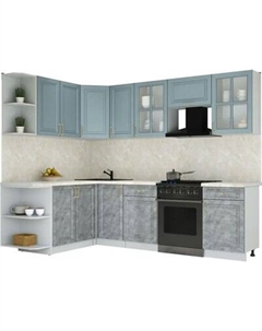 Кухонный гарнитур Интерлиния Мила Шато 1.7x2.6 LV