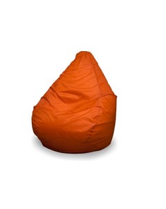 Кресло мешок груша xxl оранжевый 135x100x90 см Пуффбери