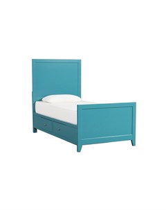 Кровать bayside голубой 100 0x142 0x200 0 см Myfurnish