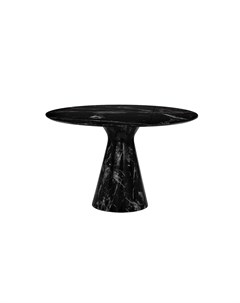 Стол обеденный круглый черный 120x75x120 см Garda decor