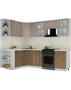 Кухонный гарнитур Интерлиния Мила Шато 1.7x2.5 LV