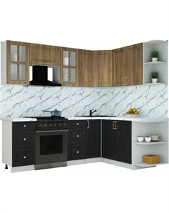 Кухонный гарнитур Интерлиния Мила Шато 1.7x2.3 PR