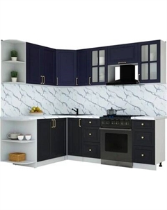 Кухонный гарнитур Интерлиния Мила Шато 1.7x2.3 LV