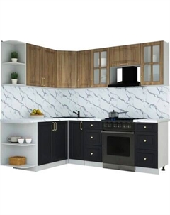 Кухонный гарнитур Интерлиния Мила Шато 1.7x2.3 LV
