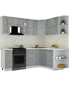 Кухонный гарнитур Интерлиния Мила Шато 1.7x2.2 PR