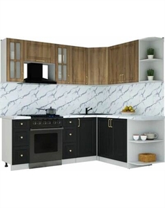 Кухонный гарнитур Интерлиния Мила Шато 1.7x2.2 PR