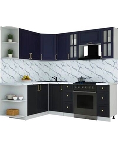 Кухонный гарнитур Интерлиния Мила Шато 1.7x2.2 LV