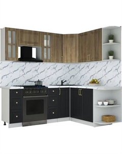 Кухонный гарнитур Интерлиния Мила Шато 1.7x2.1 PR