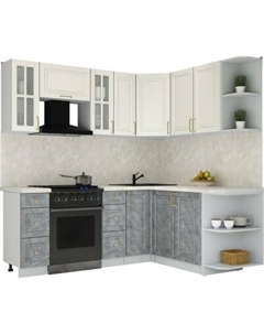 Кухонный гарнитур Интерлиния Мила Шато 1.7x2.1 PR