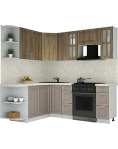 Кухонный гарнитур Интерлиния Мила Шато 1.7x2.1 LV