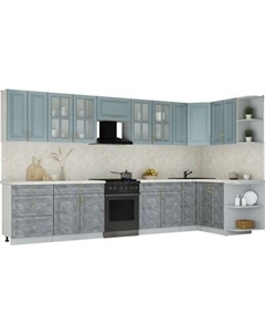 Кухонный гарнитур Интерлиния Мила Шато 1.5x3.7 PR