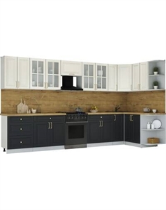 Кухонный гарнитур Интерлиния Мила Шато 1.5x3.7 PR