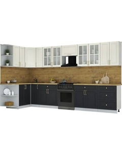 Кухонный гарнитур Интерлиния Мила Шато 1.5x3.7 LV