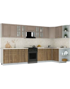 Кухонный гарнитур Интерлиния Мила Шато 1.5x3.6 PR