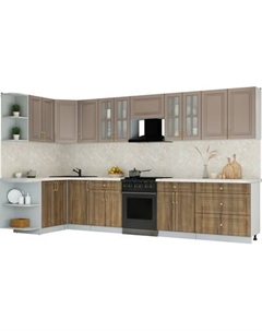 Кухонный гарнитур Интерлиния Мила Шато 1.5x3.6 LV