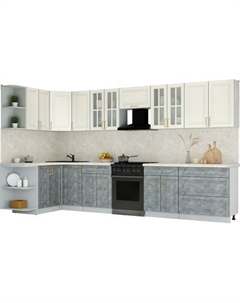 Кухонный гарнитур Интерлиния Мила Шато 1.5x3.6 LV