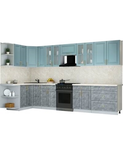 Кухонный гарнитур Интерлиния Мила Шато 1.5x3.5 LV