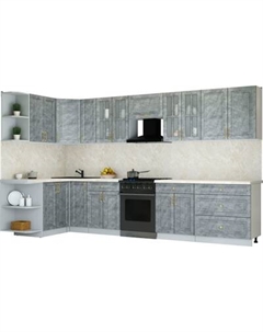 Кухонный гарнитур Интерлиния Мила Шато 1.5x3.5 LV