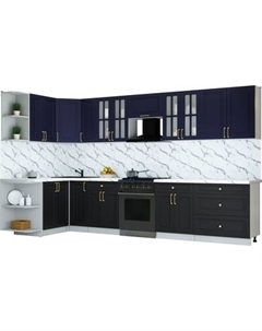 Кухонный гарнитур Интерлиния Мила Шато 1.5x3.5 LV