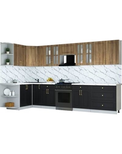 Кухонный гарнитур Интерлиния Мила Шато 1.5x3.5 LV