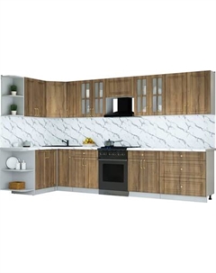 Кухонный гарнитур Интерлиния Мила Шато 1.5x3.5 LV