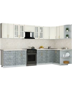 Кухонный гарнитур Интерлиния Мила Шато 1.5x3.4 PR