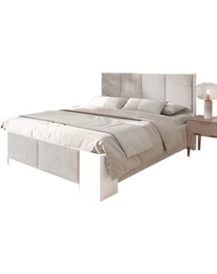 Полуторная кровать Женева 140х200 / ECO.001.00067.140-200.Hilton15/101SE Ecowood