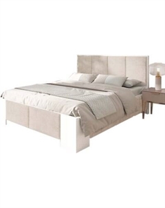 Полуторная кровать Женева 120х200 / ECO.001.00067.120-200.Hilton05/101SE Ecowood