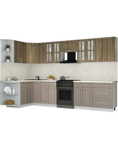 Кухонный гарнитур Интерлиния Мила Шато 1.5x3.3 LV