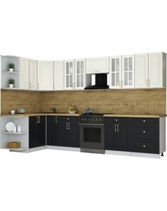 Кухонный гарнитур Интерлиния Мила Шато 1.5x3.3 LV